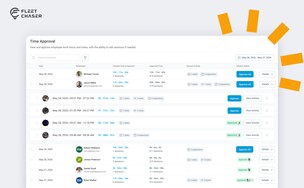 Fleet Chaser Time Approval and Pay Period dashboards